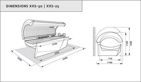 XXS-series　サイズ