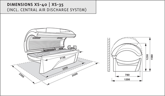 XS-series　サイズ