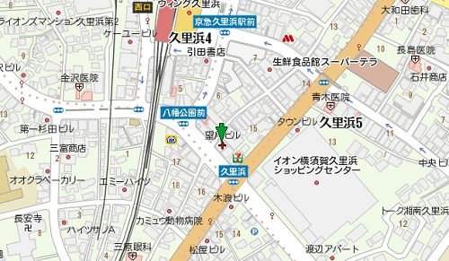 日焼けサロン　AMAZONES久里浜店MAP